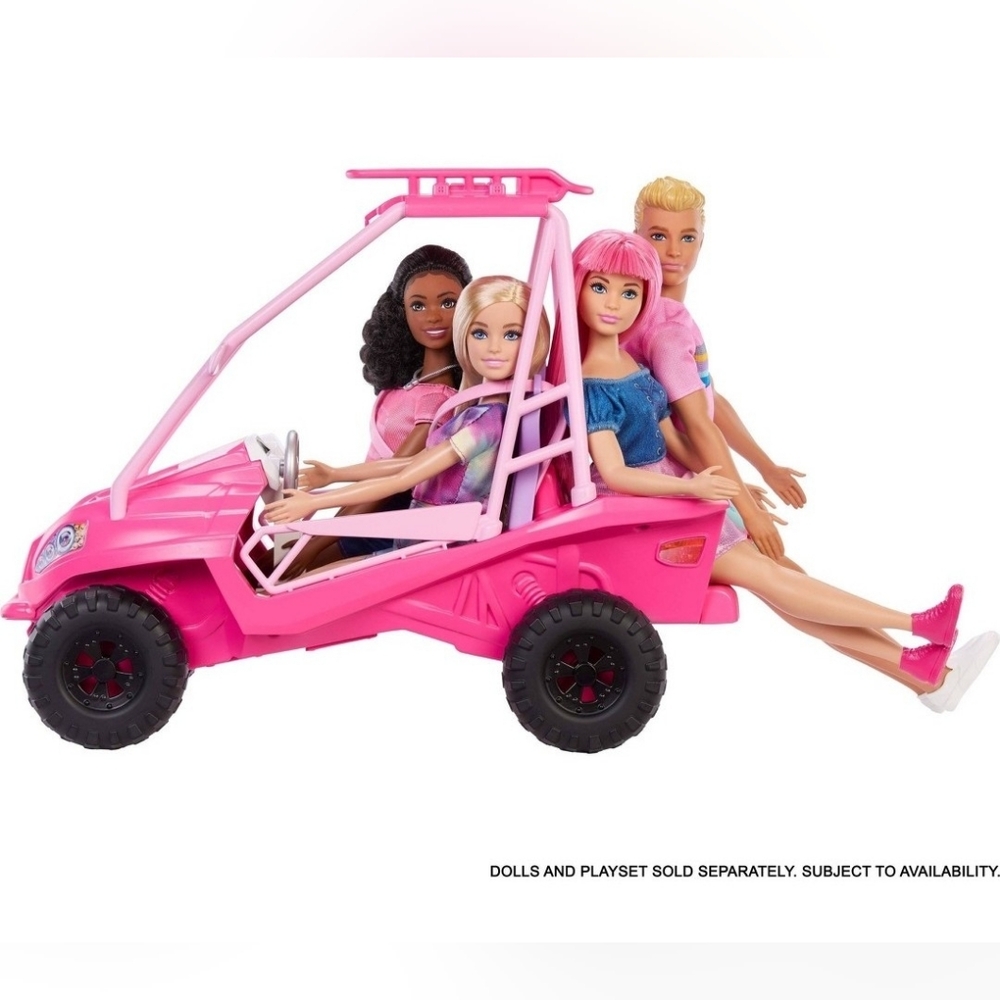 Barbie Beach Detectives Pink Buggy - Picture 4 of 7
